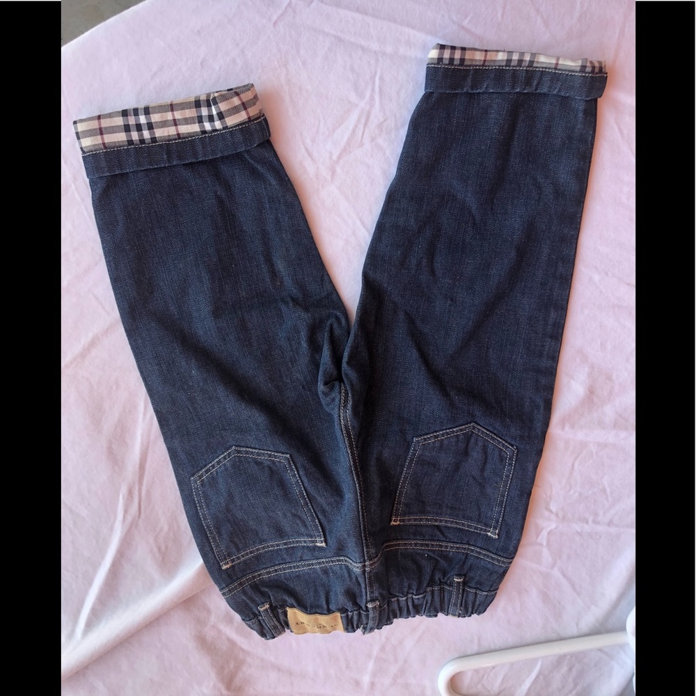 Burberry size 18m kids denim dark blue jeans